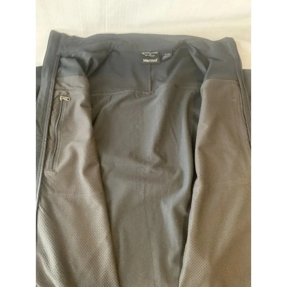 Marmot‎ M3 Soft Shell Jacket Mens Black Full Zip Stretch Wicking XL